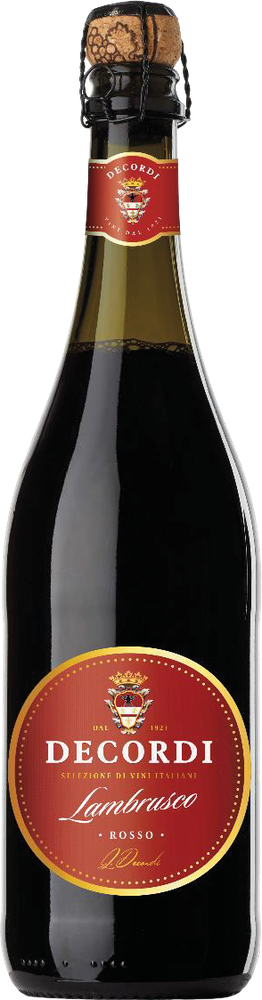 Garrafa Lambrusco Rosso Amabile, Decordi